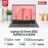  Laptop LG Gram 2022 14Z90Q G.AJ53A5 