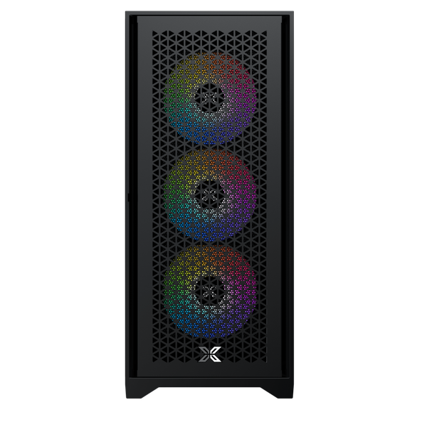  Vỏ máy tính Xigmatek LUX S 3FX Black (3 fan RGB) 