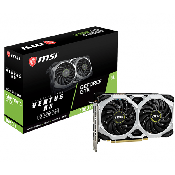  Card màn hình MSI GeForce GTX 1660 Ti Ventus XS OC 6GB GDDR6 