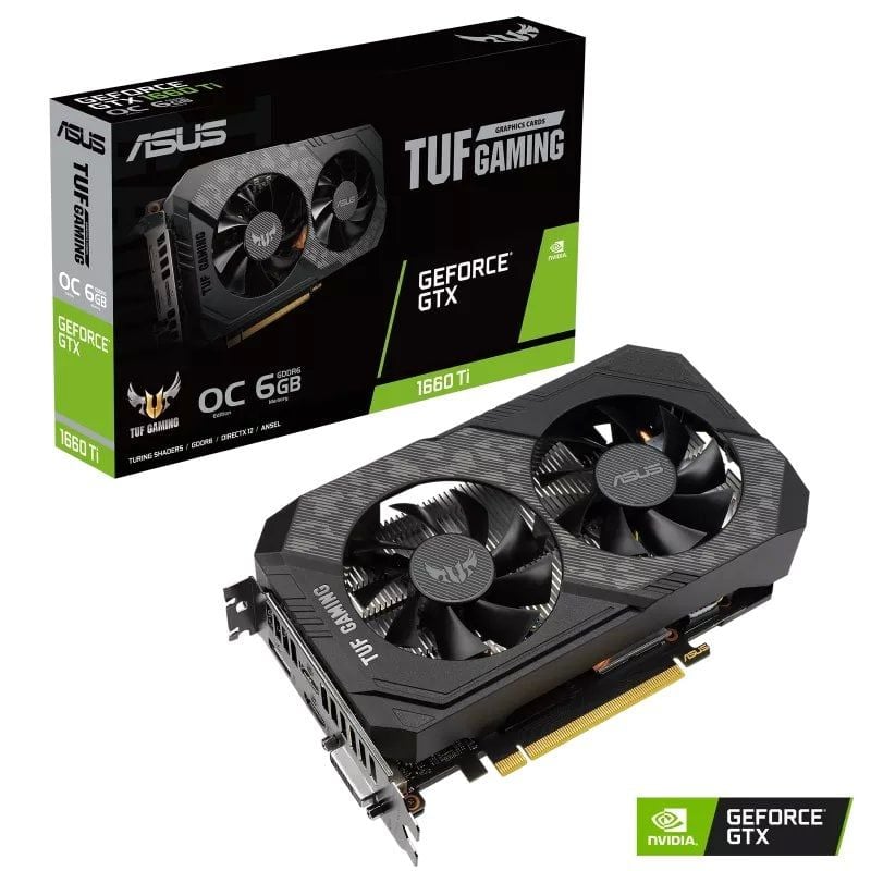 Card Màn Hình Asus Tuf Gaming GeForce GTX 1660 Ti EVO OC 6GB (Tuf-GTX1660TI-O6G-EVO-GAMING)