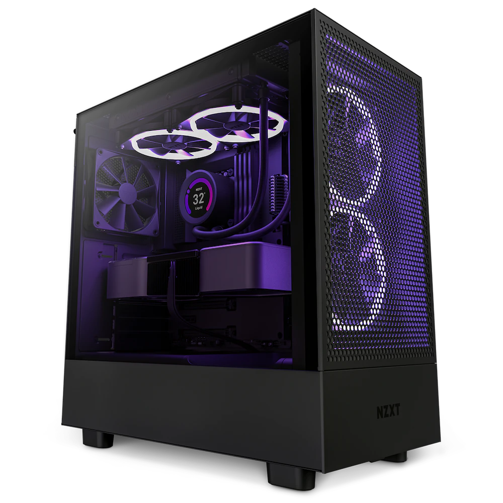 Vỏ máy tính NZXT H5 Flow Black Giá Ưu Đãi