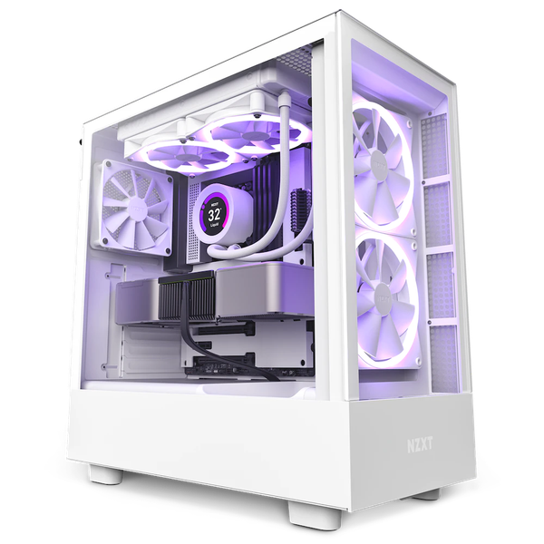  Vỏ máy tính NZXT H5 Elite White 