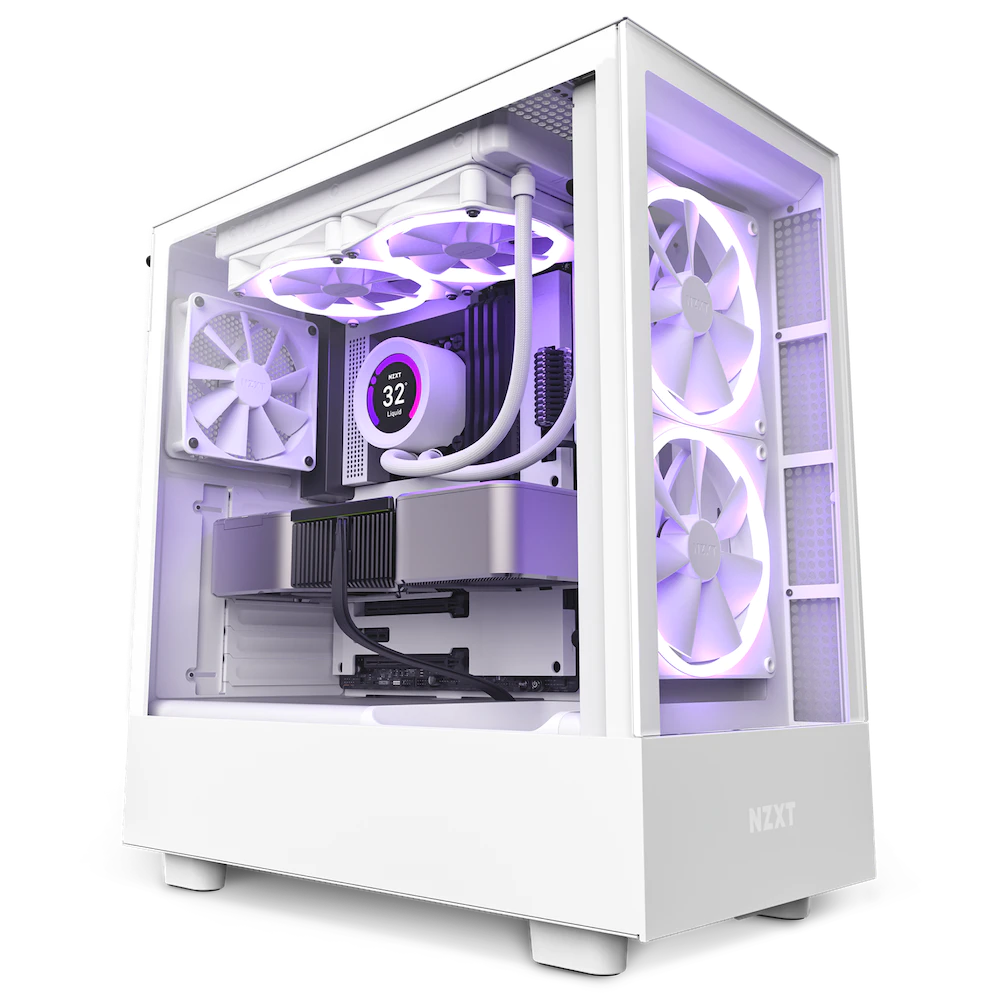 Vỏ Máy Tính Nzxt H5 Elite White