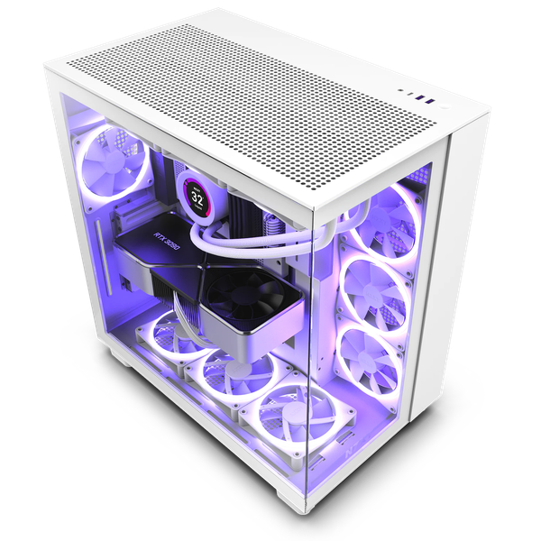 Vỏ máy tính NZXT H9 Flow White