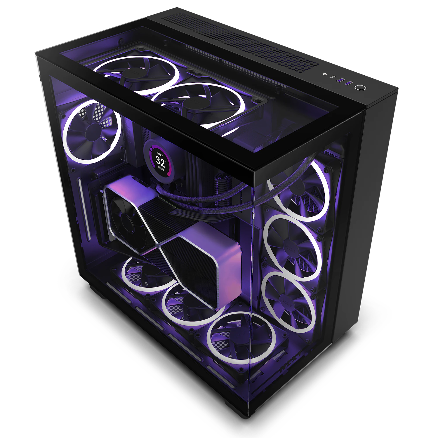 Vỏ Máy Tính Nzxt H9 Elite Black