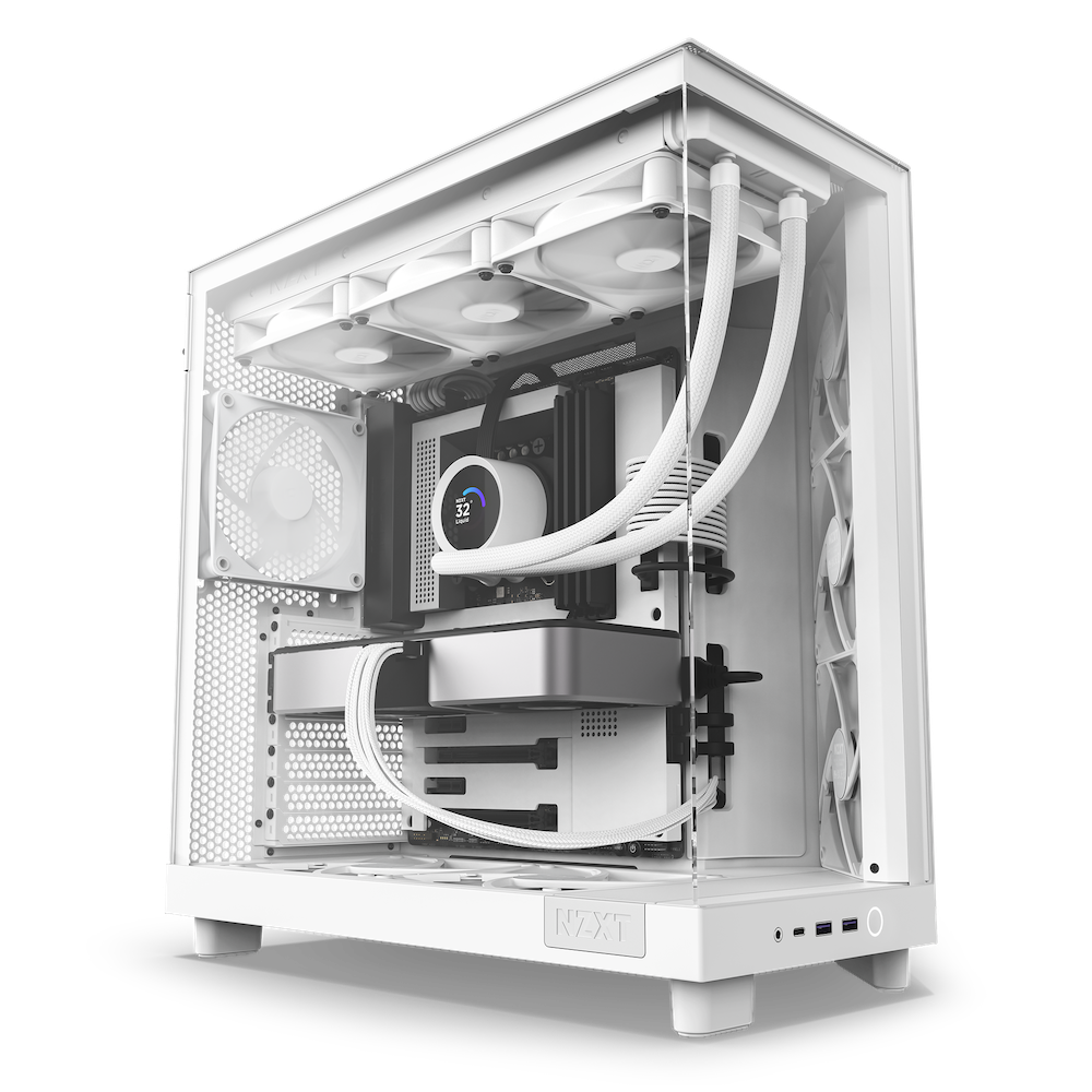 Vỏ Máy Tính Nzxt H6 Flow White