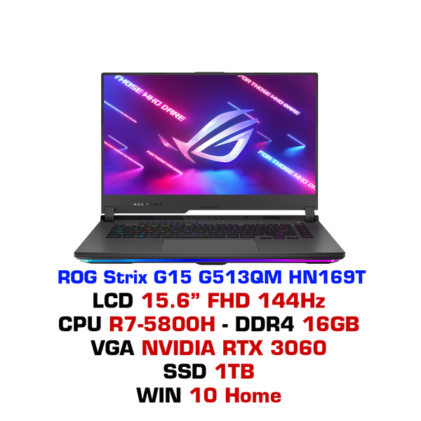  Laptop ASUS ROG Strix G15 G513 G513QM HN169T 