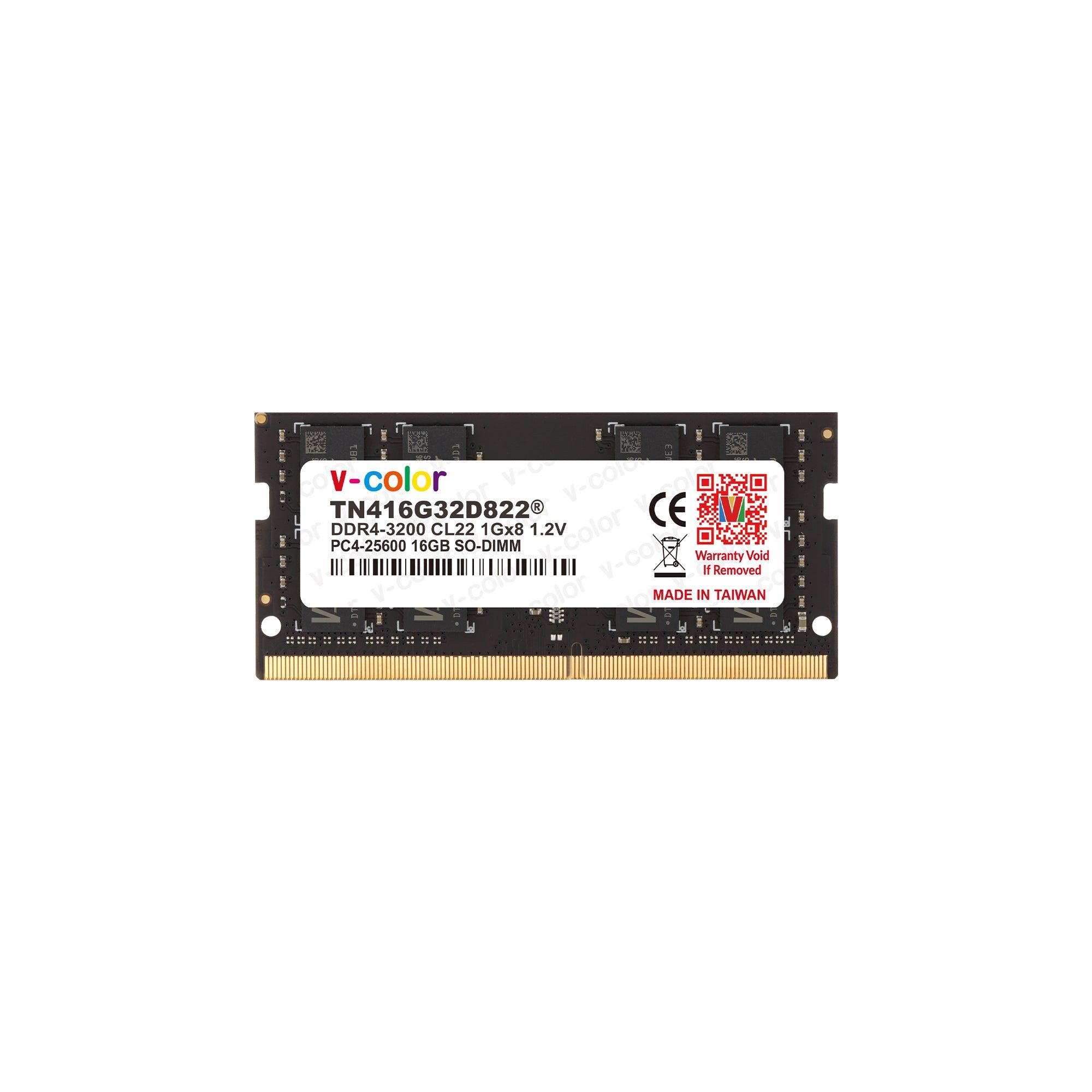 Ram Laptop V - Color Ddr4 16Gb 3200Mhz Tn416G32D822 1Gx8 2Rx8 Sodimm