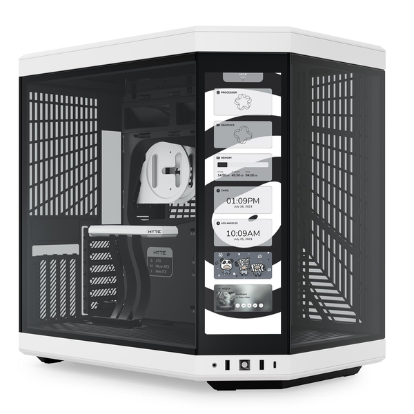 Vỏ máy tính HYTE Y70 Touch Black/ White