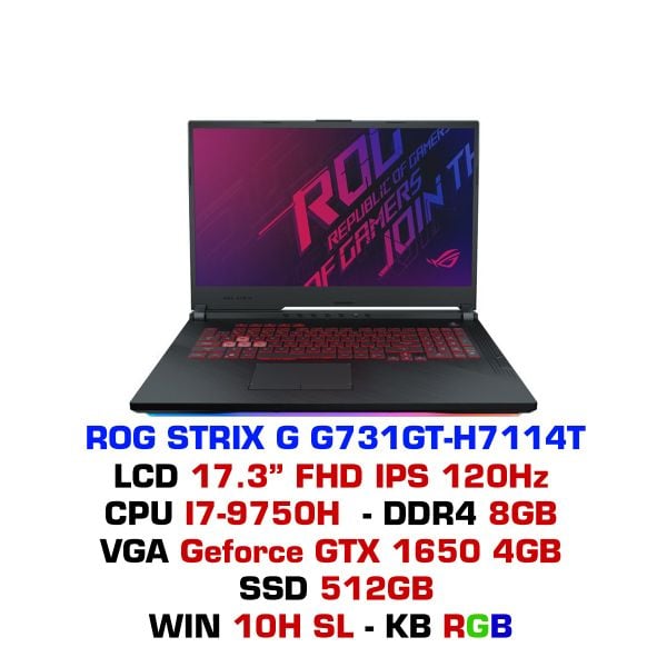  Laptop Gaming Asus ROG STRIX G G731GT-H7114T 