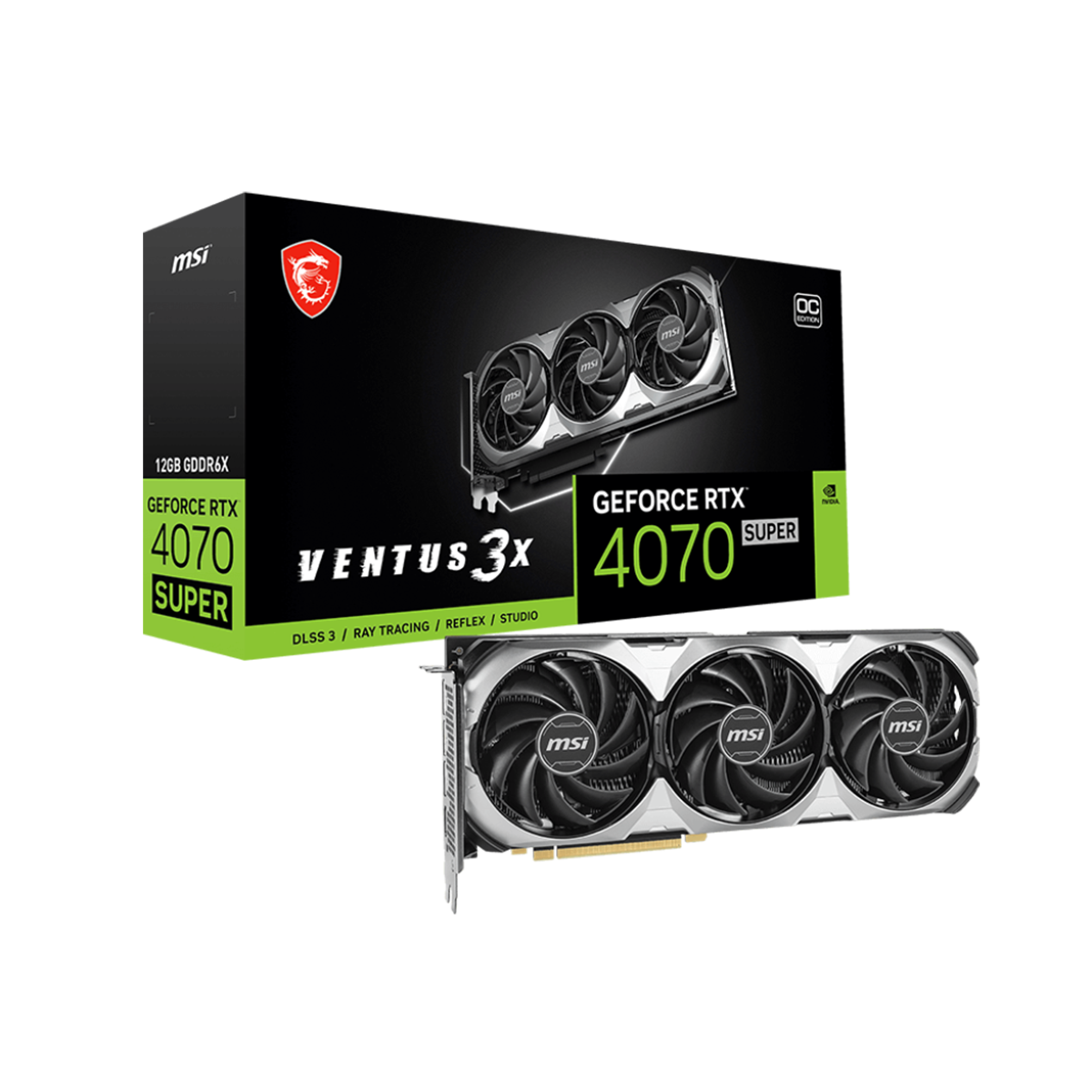 Card Màn Hình Msi Geforce Rtx 4070 Super 12G Ventus 3X Oc