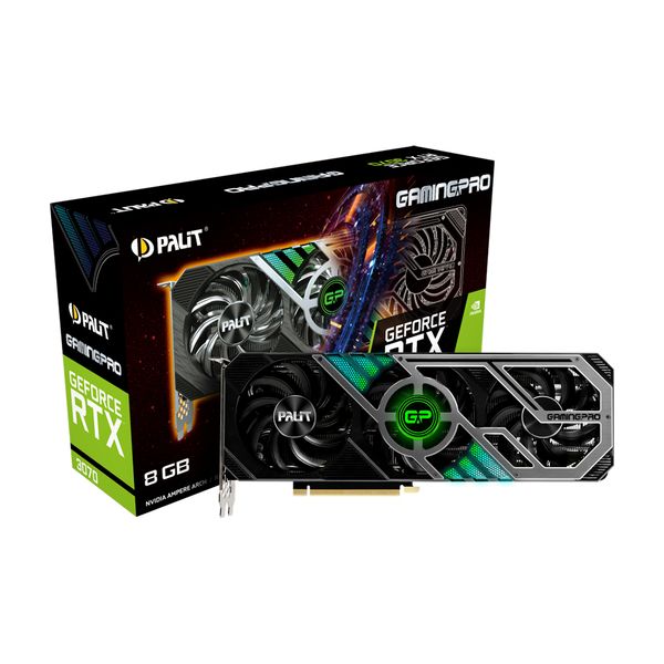  Card Màn Hình Palit GeForce RTX 3070 GamingPro 8G (LHR) 