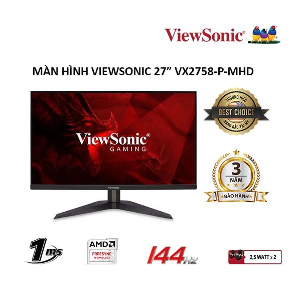  Màn Hình VIEWSONIC VX2758-P-mHD 27" TN FHD 144Hz 