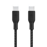  Cáp USB Type C - C, 2 mét, vỏ dù, công suất 100w, màu đen Belkin 