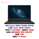  Laptop gaming MSI Vector GP66 12UGS 422VN 