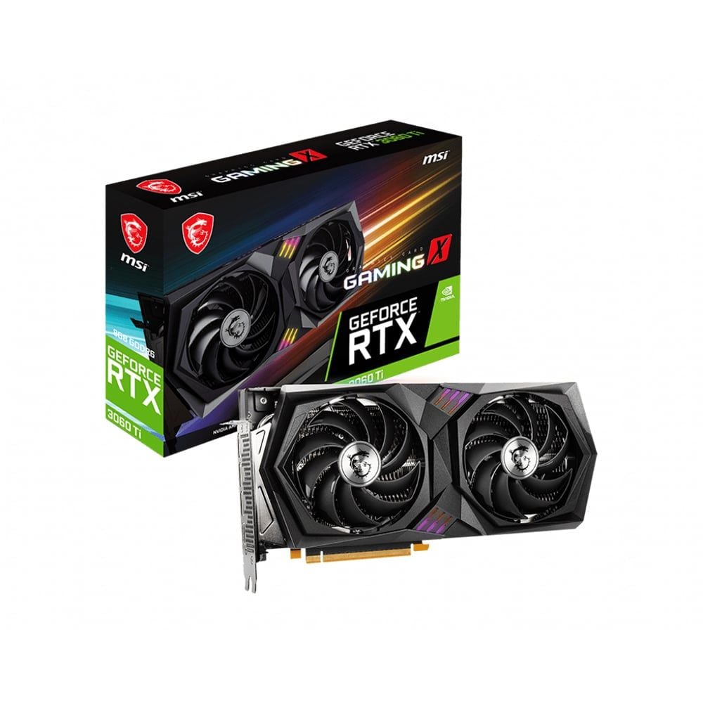 Card màn hình MSI GeForce RTX 3060 Ti Gaming X 8G (LHR)
