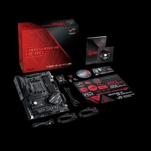  Bo mạch chủ Asus ROG Crosshair VII Hero (AMD Socket AM4) 