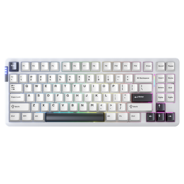  Bàn phím Leobog Hi86 TM (Trắng đen/ Nimbus V3 switch) 