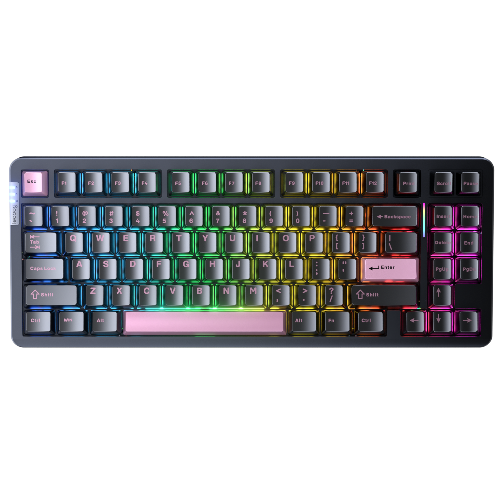 Bàn phím Leobog Hi86 TM (Đen hồng/ Star Vector switch) HI8601