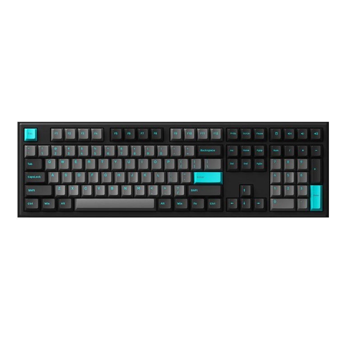 Bàn Phím Cơ Akko Monsgeek Mg108 Black & Cyan