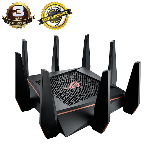  Bộ định tuyến WiFi 5 Asus GT-AC5300 chuẩn AC5300 (chuyên gaming) 