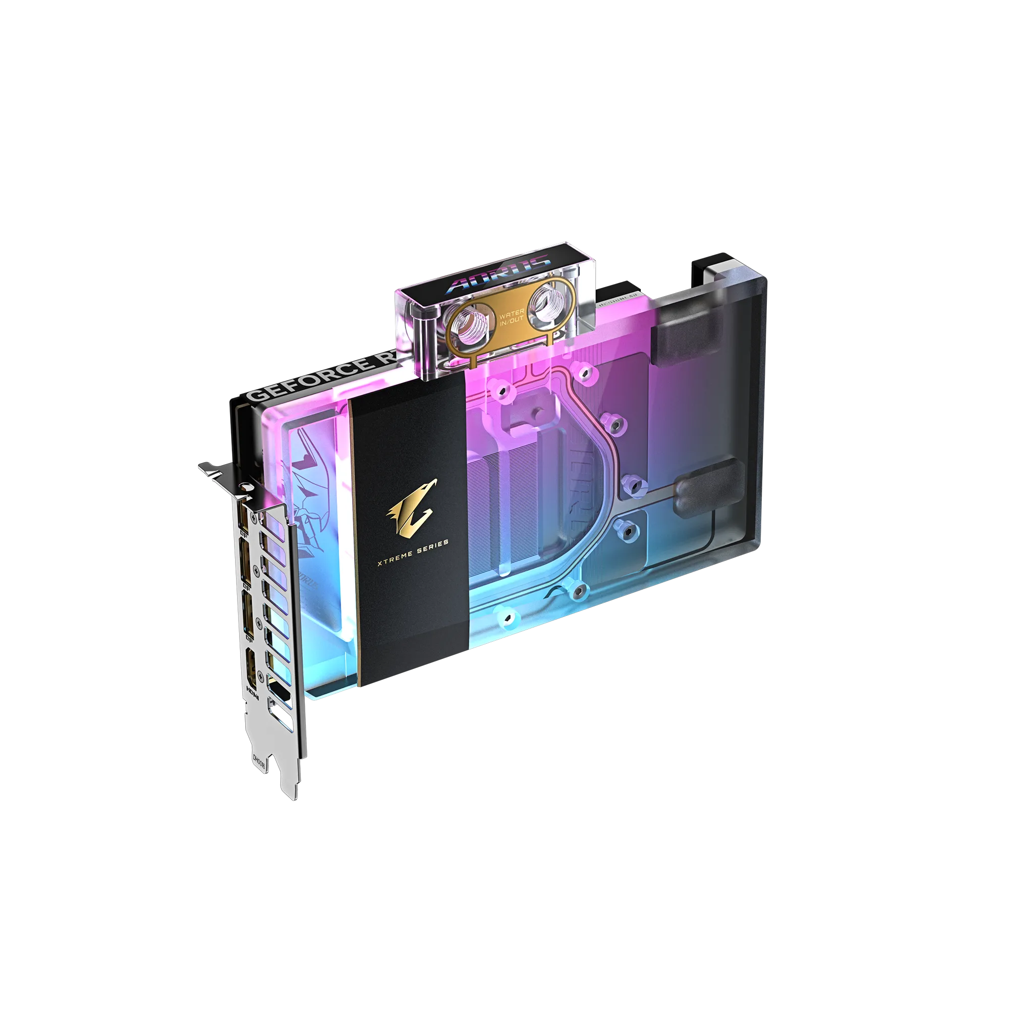 Card màn hình GIGABYTE AORUS GeForce RTX 5080 XTREME WATERFORCE WB 16G (GV-N5080AORUSX WB-16GD)