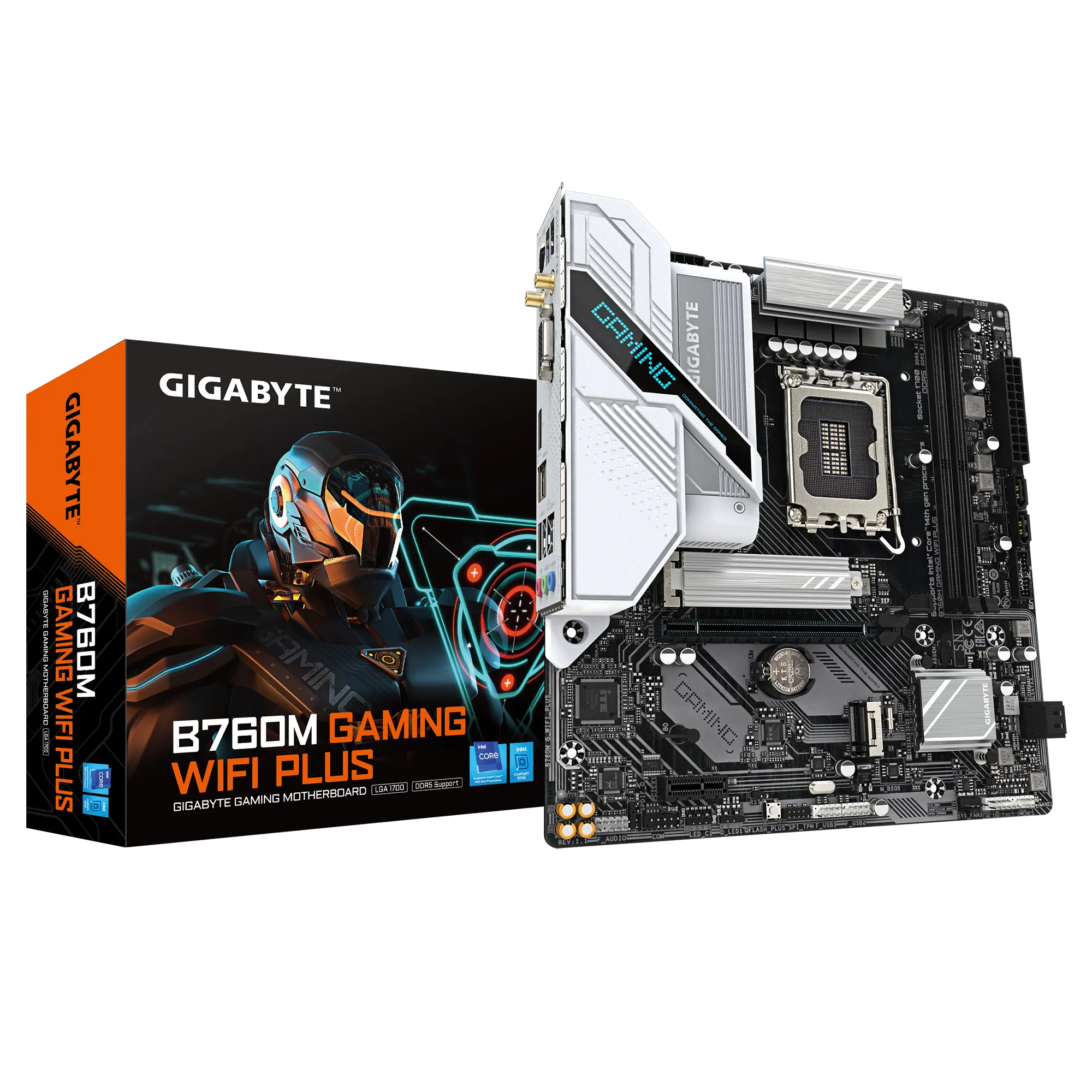 Bo mạch chủ GIGABYTE B760M GAMING WIFI PLUS DDR5