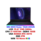  Laptop Gaming MSI GE66 Raider 10UG 205VN 