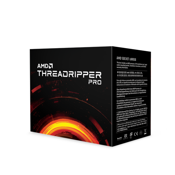  Bộ vi xử lý AMD Ryzen Threadripper Pro 3995WX / 2.7GHz Boost 4.2GHz / 64 nhân 128 luồng / 256MB / sWRX8 