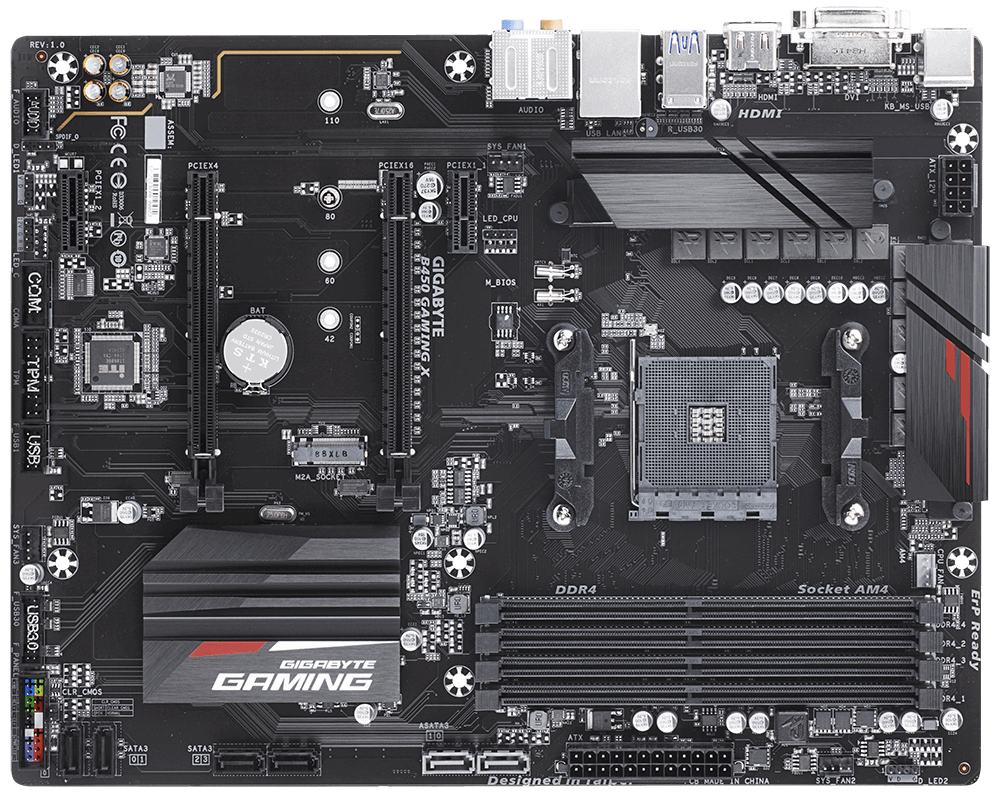 GIGABYTE B450 GAMING X 付属品あり Mainboard GIGABYTE B450M Gaming X Socket AM4 – GEARVN.COM