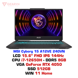  Laptop gaming MSI Cyborg 15 A12VE 240VN 