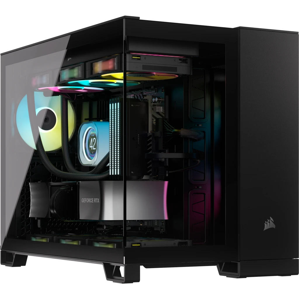 Vỏ máy tính Corsair 2500X TG Mid-Tower Black (CC-9011265-WW)