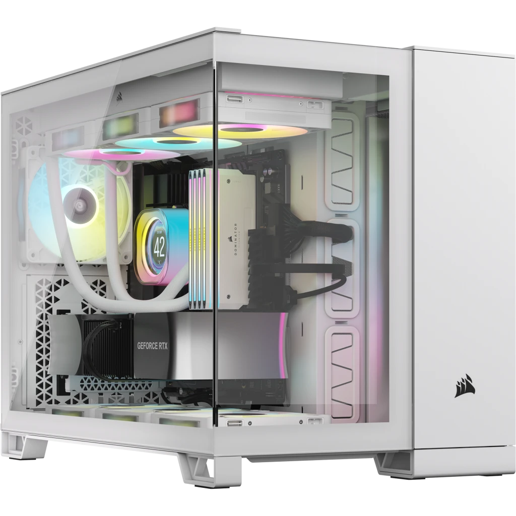 Vỏ Máy Tính Corsair 2500X Tg Mid - Tower White (Cc - 9011266 - Ww)