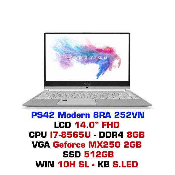  Laptop Gaming MSI PS42 Modern 8RA 252VN 
