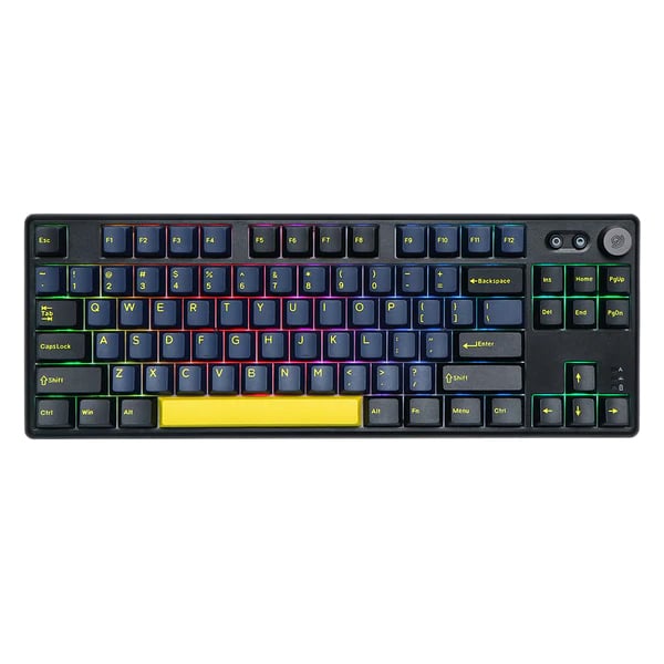 Bàn phím Cidoo Không dây ABM084 RGB Đen
