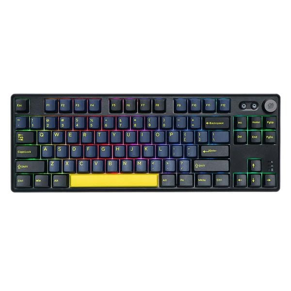 Bàn phím Cidoo Không dây ABM084 RGB Đen