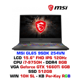  Laptop Gaming MSI GL65 9SD 254VN 