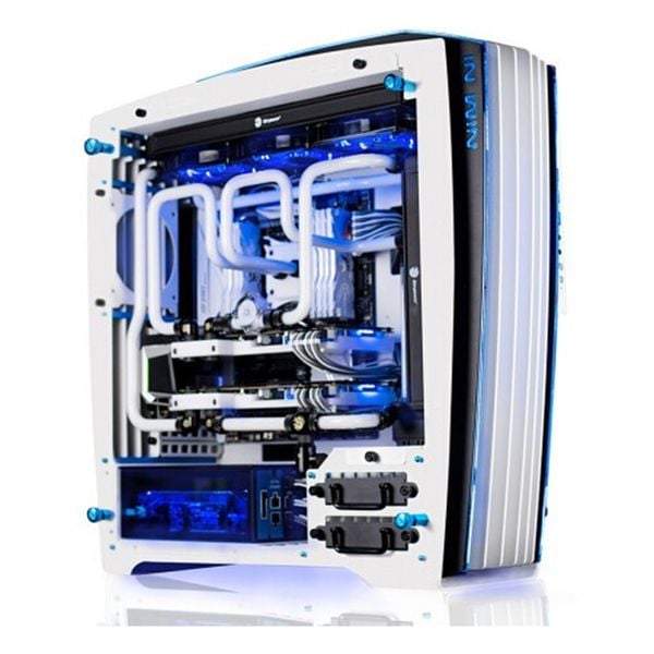 Vỏ máy tính InWin H-Frame 2.0 White/ Blue LED Light