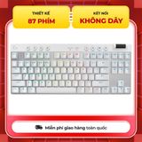  Bàn phím Logitech G Pro X TKL Light Speed Tactile Switch White 