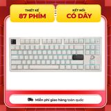  Bàn phím DareU EK87V2 White Blue Switch 