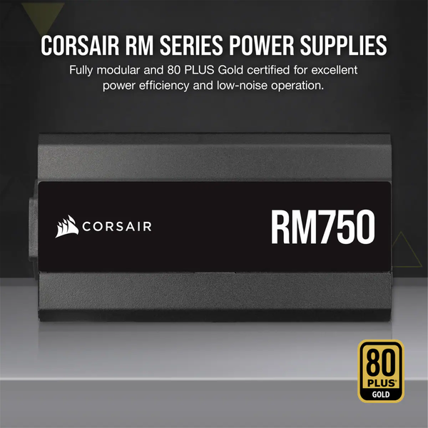  Nguồn máy tính Corsair RM750 80 Plus Gold - Full Modul (CP-9020234-NA) 