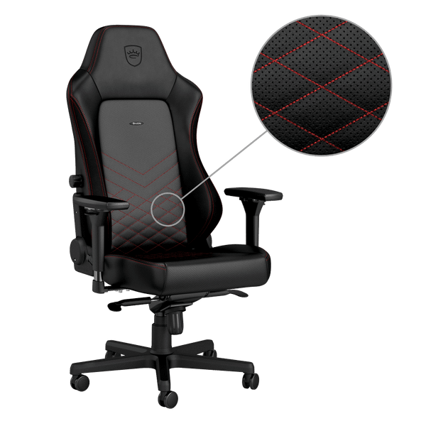  Ghế Gaming Noble Chair - Hero Series Black/Red 