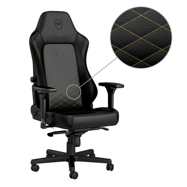  Ghế Gaming Noble Chair - Hero Series Black/Gold 