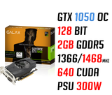  Galax GeForce® GTX 1050 2GD5 128bit 