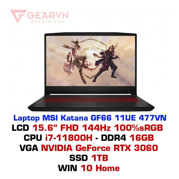  Laptop Gaming MSI Katana GF66 11UE 477VN 
