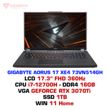  Laptop gaming Gigabyte AORUS 17 XE4 73VN514GH 