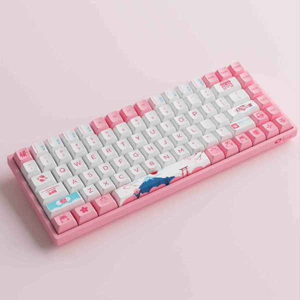  Bàn phím cơ AKKO 3084B Plus World Tour Tokyo R2 OSA Jelly Pink Switch 