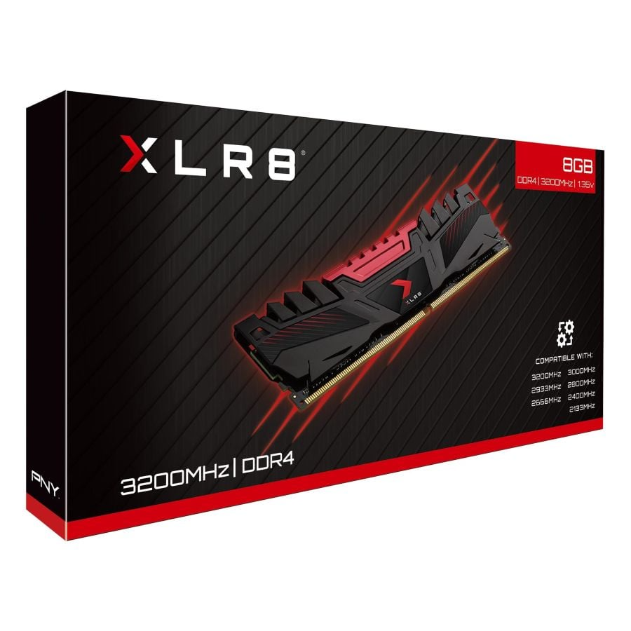 Ram Pny Xlr8 1X8Gb 3200Mhz Ddr4 Longdimm (Md8Gd4320016Xr)