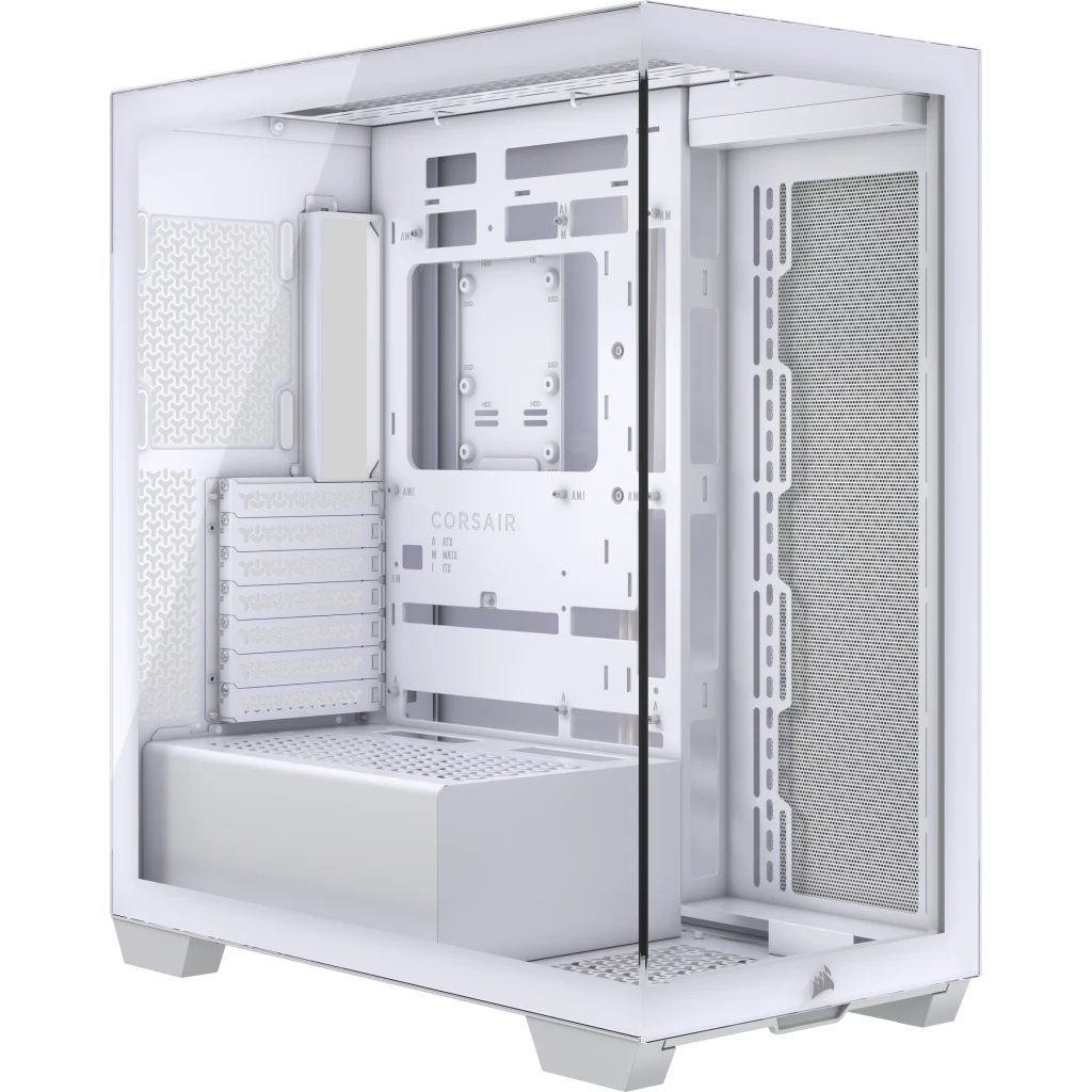 Vỏ máy tính Corsair 3500X TG Mid Tower White (CC-9011277-WW)