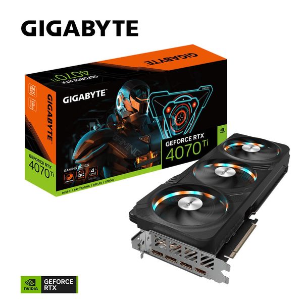 Card màn hình GIGABYTE GeForce RTX 4070 Ti GAMING OC 12GB (GV-N407TGAMING OC-12GD)